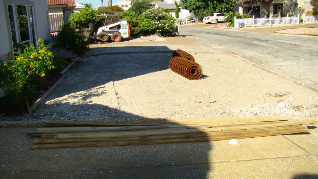 COMPLETED CONCRETE DRIVE